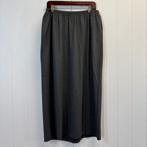 Vintage Elisabeth Liz Claiborne Y2K Minimalist Women Maxi Skirt Size 2X Stretch
